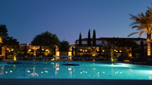 Ojai Valley Inn Pool at Night